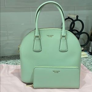 Kate Spade Satchel and Matching Wallet